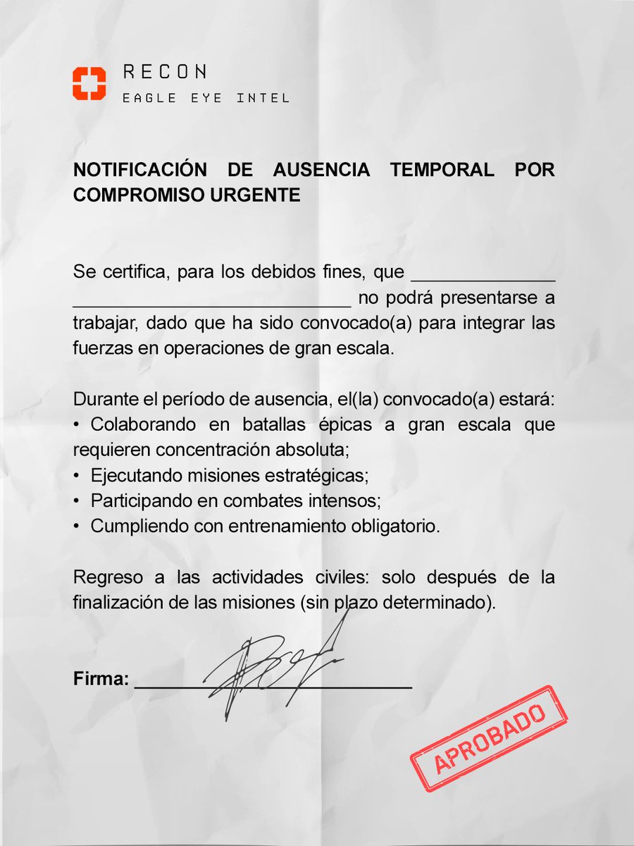 ¡Envíalo a Recursos Humanos, Soldado! 

Contamos contigo en esta guerra total. 🫡