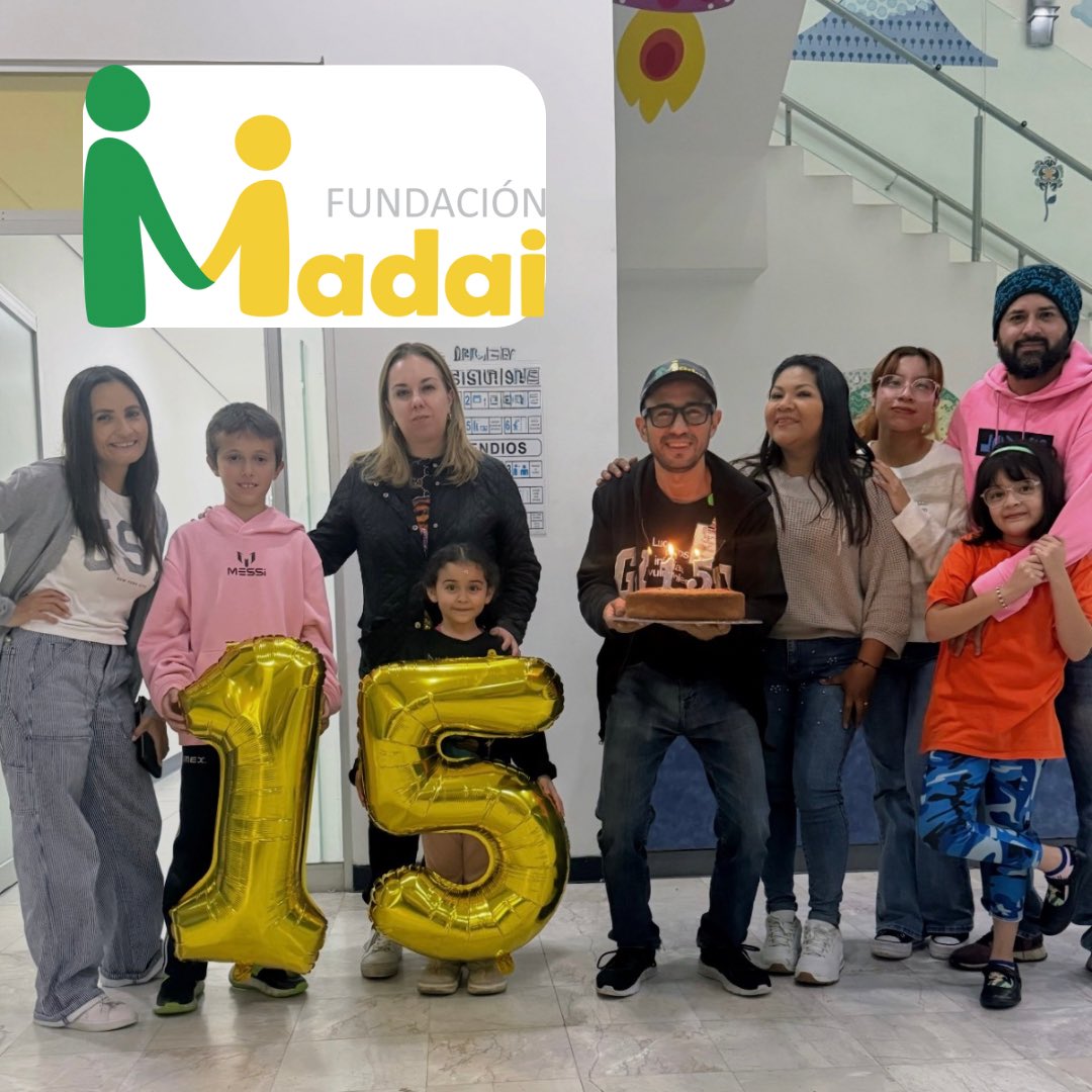 ¡Hoy cumplimos 15 años!

<a href="/SoyMadai/">Fundación Madai</a>