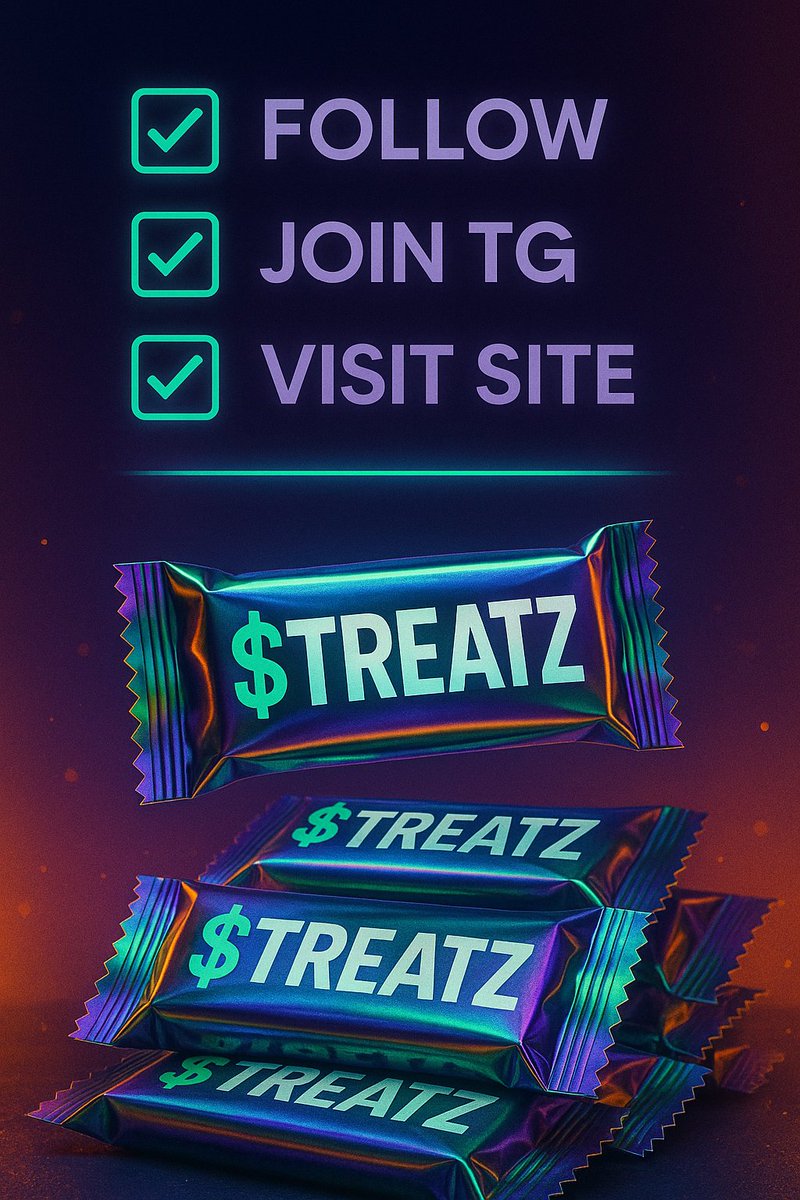 TrickorTreatSol's tweet photo. Follow ✅ Join TG ✅ Check site ✅ Then shill 1 friend who loves full-size bars. The cult grows by one bite at a time. 😈
https://t.co/biTeeZmW23 | https://t.co/HbrILUkACG
#TREATZ #TREATZGang #CandyOnChain 🎃 https://t.co/J8IeuoXJ2E
