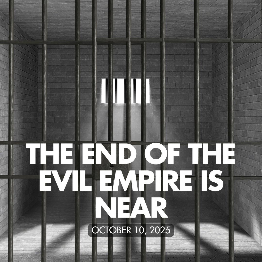JournalDiana11's tweet image. October 10, 2025
THE END OF THE EVIL EMPIRE IS NEAR

Biblical meaning of 10: completeness, Divine order, authority, responsibility; perfection of Divine law and judgment. 10 Commandments, 10 Plagues against Egypt

“The arrogant ones who think they are gods and should be in…