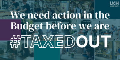 Together, we’ve now sent over 1,300 letters to MPs as part of the #TaxedOut campaign.

Tax on hospitality is the highest in the economy. And that is costing jobs. It needs to change. 

We need to see changes in the Budget. Get involved 👉ukhospitality.org.uk/campaigns/taxe…