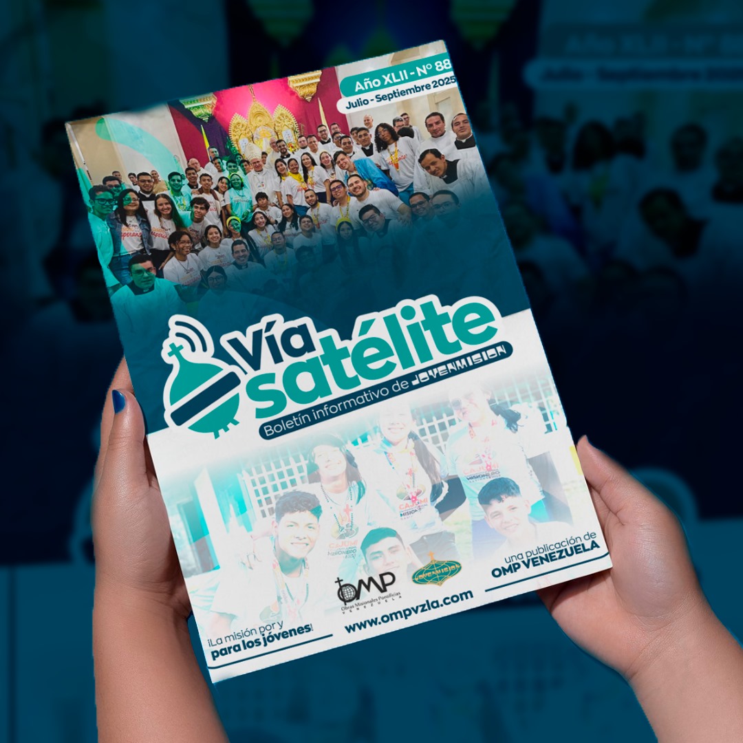 Una excelente noticia: ya está disponible la nueva edición de Vía Satélite, el boletín informativo de Jovenmisión, el servicio de animación misionera juvenil de la Pontificia Obra de Propagación de la Fe (POPF).
¡No te pierdas la nueva edición... ompvzla.com/via-satelite-e…
