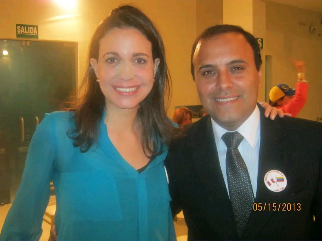 Christian_Pardo's tweet photo. PREMIO NOBEL DE LA PAZ 2025 ES PARA MARÍA CORINA MACHADO, Con ella fundamos “Amigos de Venezuela” aquí en Lima el 15 de mayo de 2013. Espero que este reconocimiento dé un nuevo impulso para lograr la recuperación de la democracia en su país. ¡Felicitaciones y a seguir luchando! https://t.co/8Io5EMPhlL