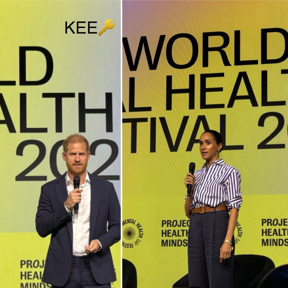 “You may write me down in history
With your bitter, twisted lies.
You may trod me in the…dirt
But still, like dust, I'll rise.” - Maya Angelou. 

Prince Harry &amp; Meghan attending World Mental Health Festival in NY.  

To quote a Jamaican saying, “Who feels it knows it.”👑🤎👑