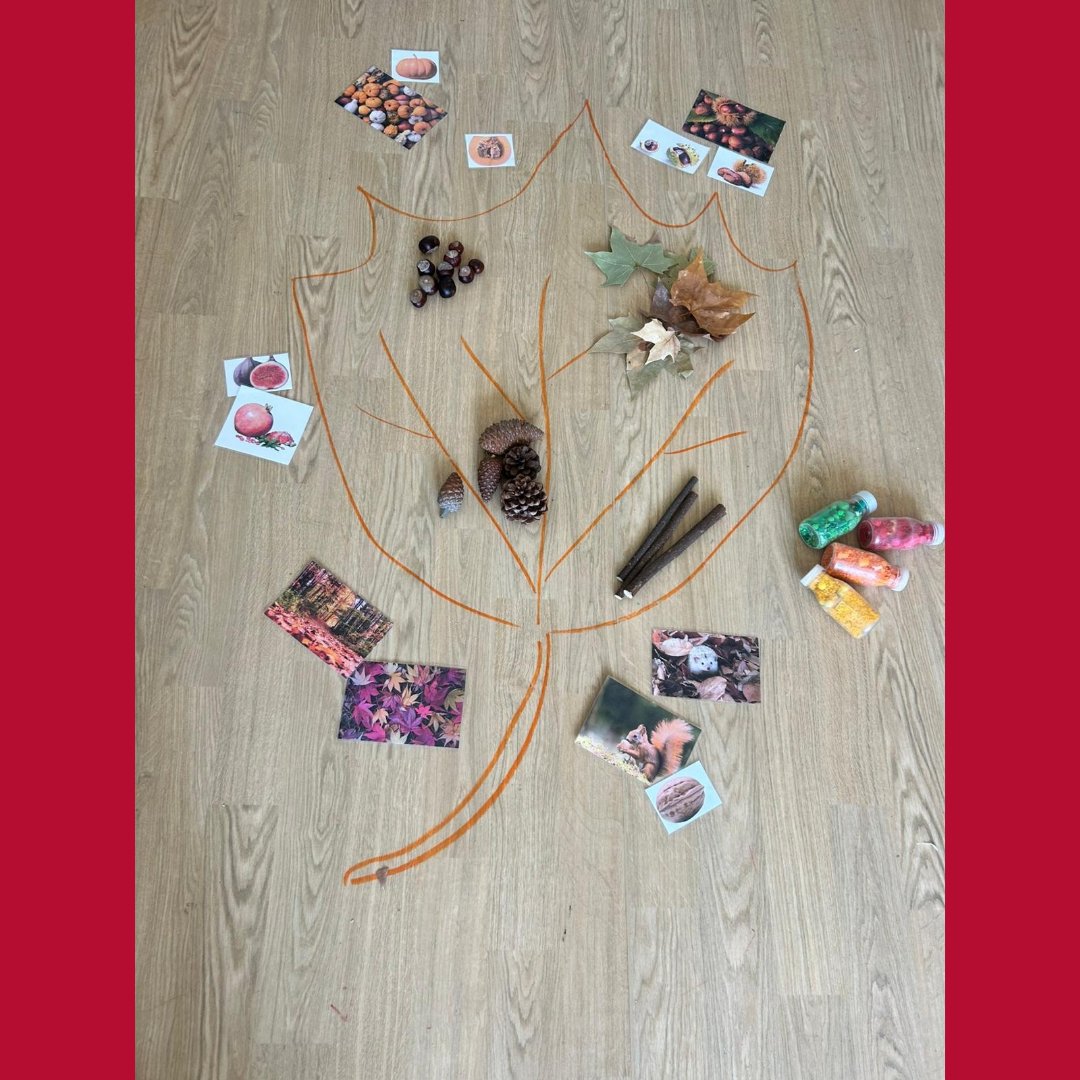 En Infantil damos la bienvenida al otoño de manera manipulativa explorando con nuestros sentidos🍁🍂