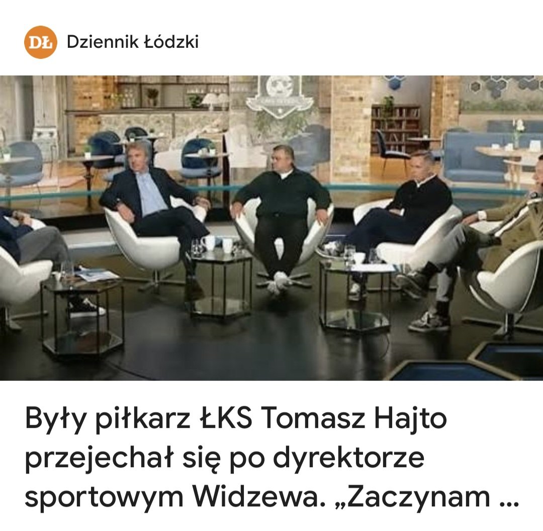 Z Tomasza H. to się seryjniak robi. Najpierw kobieta na pasach, teraz dyrektor sportowy Widzewa.