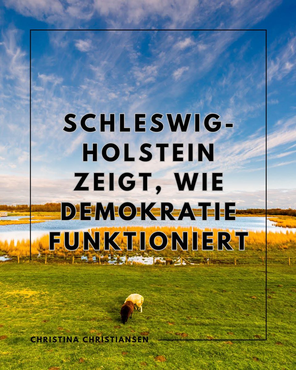 IrisRoder42813's tweet image. Während sich andere Bundesländer noch winden, während Berlin wieder einmal auf Zeit spielt, 
geht der Norden voran – 
mit klarem Kopf, ruhiger Stimme und festem Kompass.

▶️ CDU, Grüne, SPD und SSW haben im Landtag von Schleswig-Holstein gemeinsam beschlossen,
