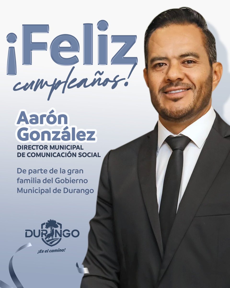 ¡Feliz cumpleaños, director <a href="/aaronmgh10/">Aarón González</a>! 🥳