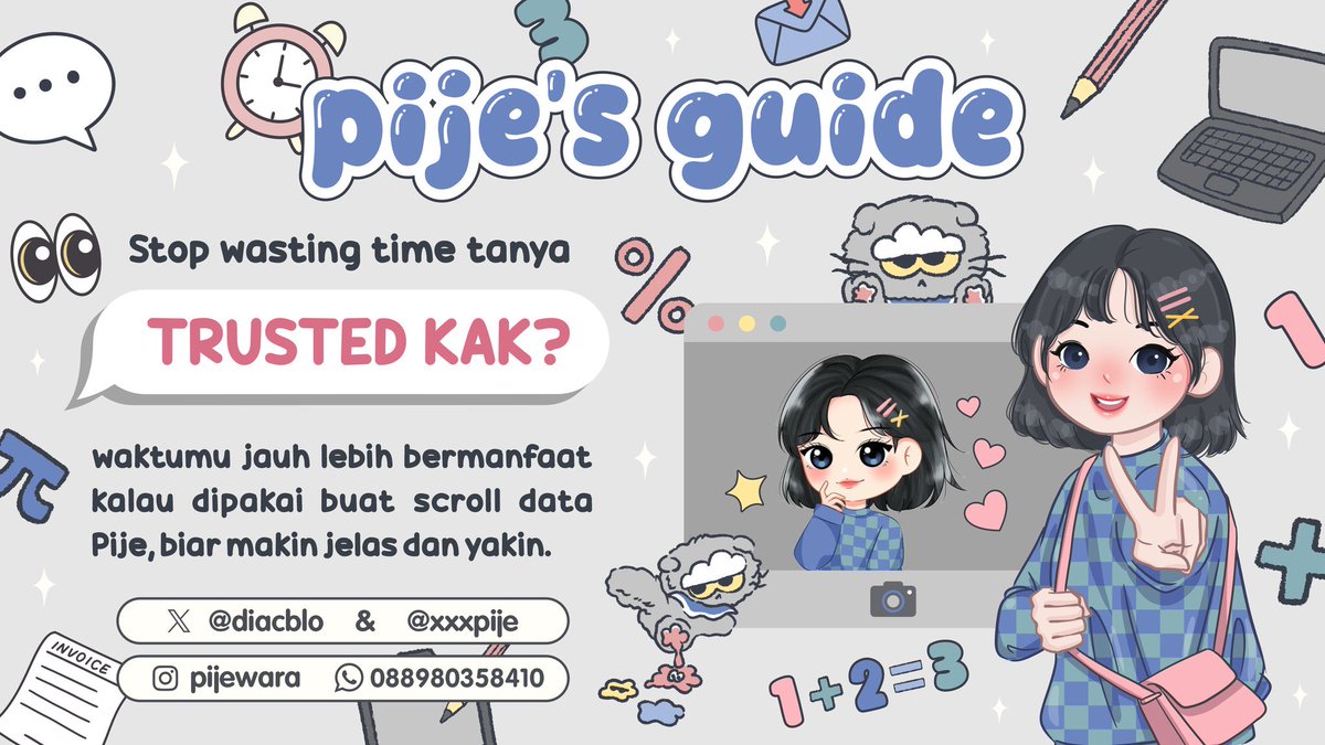 diacblo's tweet image. ⠀

⠀⠀⠀Jangan buang waktumu hanya untuk
⠀⠀⠀tanya TRUSTED KAK?" capek deh 🙇🏼‍♀️
⠀⠀⠀Cek guide pije yu! Akses link dibawah
⠀⠀⠀untuk detail infonya: pijewara.carrd.co 
  ⠀⠀ ━━━━━━━━━━━━━━━

⠀