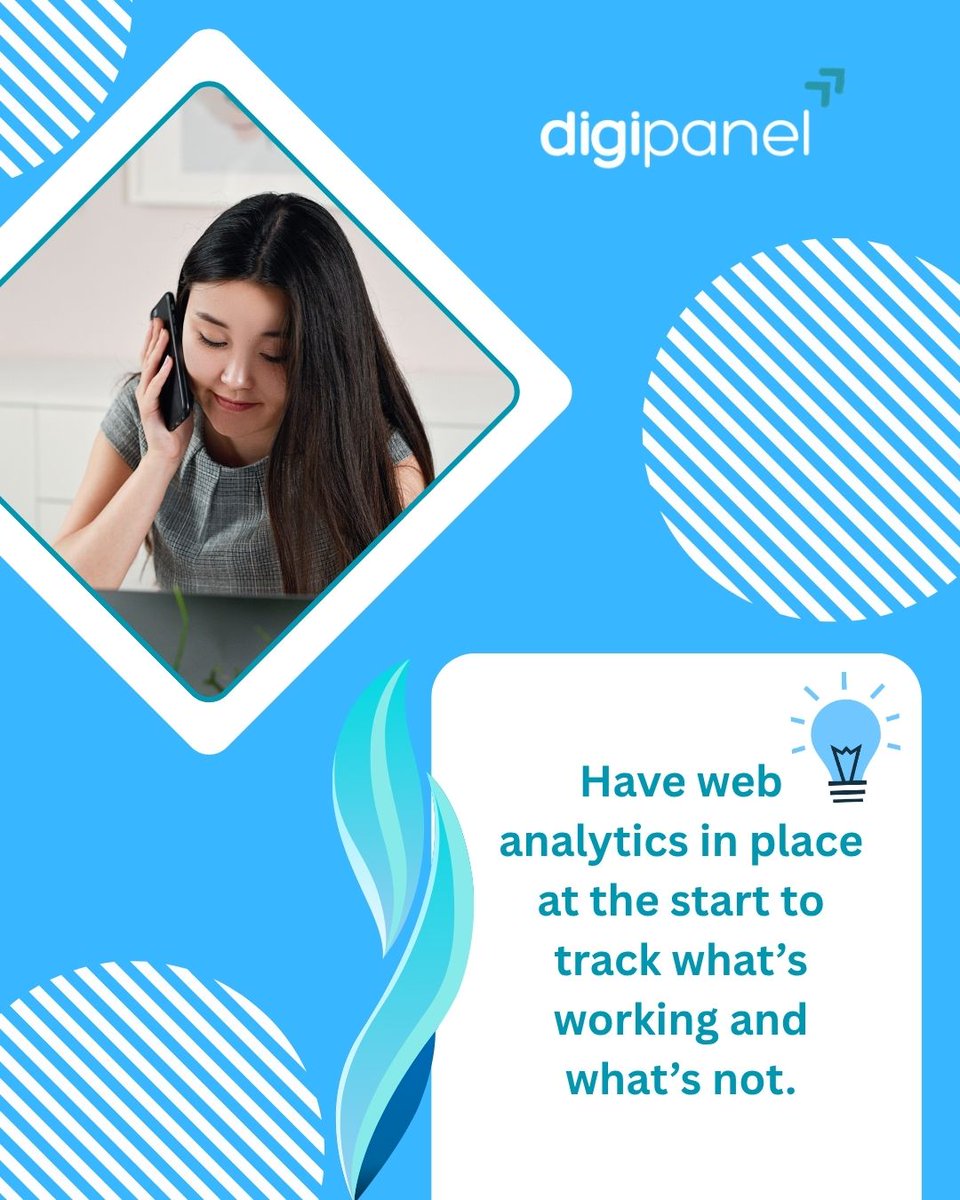 thedigipanel's tweet photo. Start smart, track smarter! 📊
Set up web analytics early to see what’s working — and what’s not.
#WebAnalytics #DigitalMarketing #MarketingTips #Digipanel #DataDriven https://t.co/wZYaxUi1s9