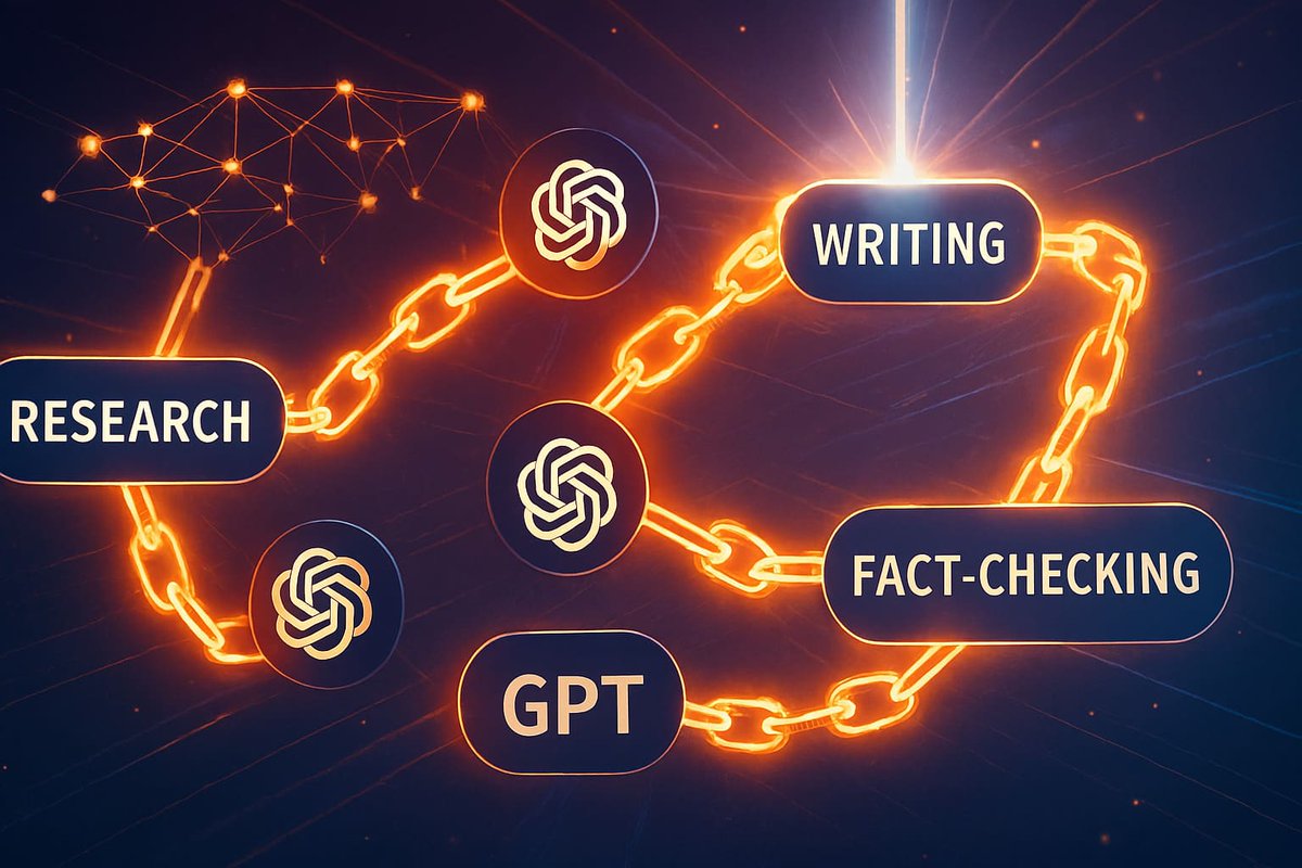 SmartStacked's tweet image. Big AI tasks? Don’t overload. Break workflows into prompt chains—smarter, clearer, more reliable. Learn the secret to better AI in 2025!
#prompt  #promptchaining 

smartstacked.blogspot.com/2025/10/prompt…