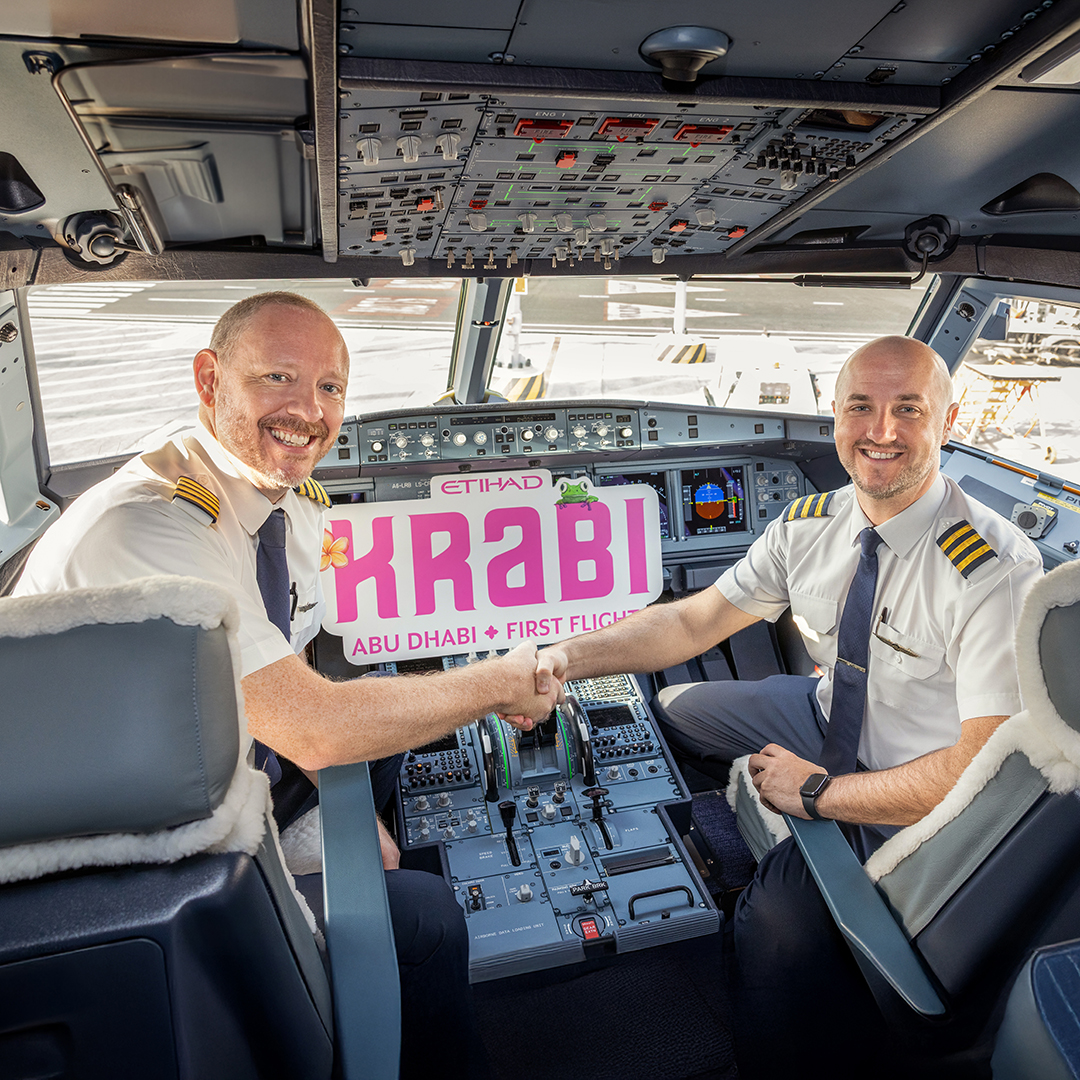 etihad's tweet image. Thailand, we’re back with another destination! Sawasdee Krabi 🇹🇭 We’ve touched down in Thailand’s coastal gem, where turquoise waters, towering cliffs, and island escapes await. Book now on etihad.com🌴🌍✈️

#Etihad #BeyondBorders