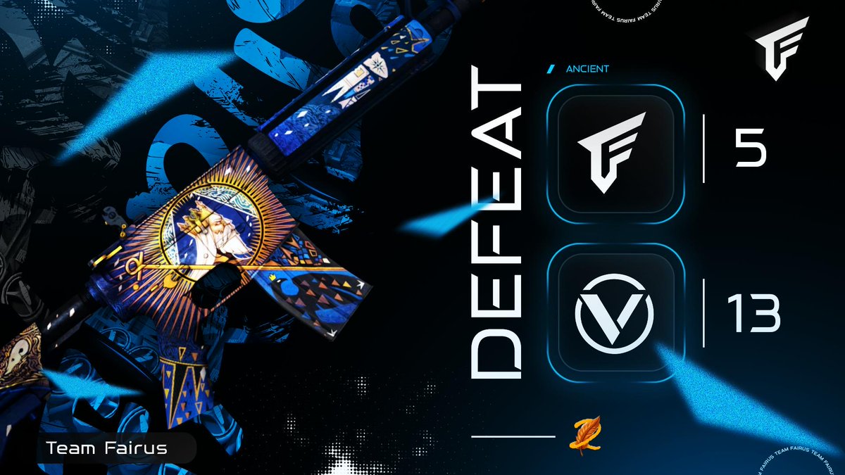 Przegraliśmy z <a href="/VyceClan/">Vyce Clan</a> 13:5 na Ancient 😞
Bilans w <a href="/FeatherCupCS2/">Feather Cup</a> : 2-2 ⚔️
Nie składamy broni — lecimy dalej po zwycięstwa 💪🔥🦅