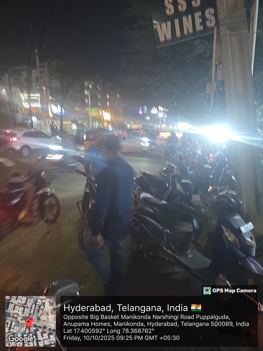 BackBenchrz's tweet image. @CYBTRAFFIC @HYDTP @HYDTP @ManaManikonda @ManikondaM88292 @SajjanarVC 
Liquor shop beside BRC, near Golden Oriole Apts, Puppalaguda  is causing nuisance — crowds, noise &amp;amp; traffic daily night. Please take action.
#HyderabadPolice #Manikonda