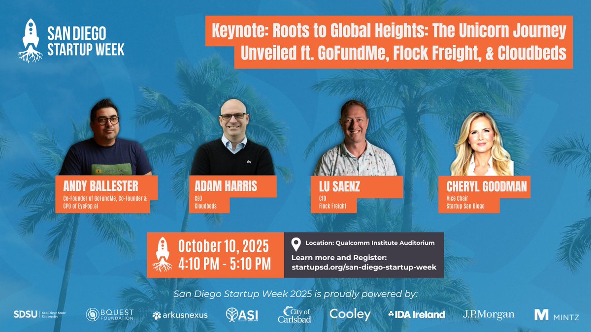 San Diego Startup Week tweet media