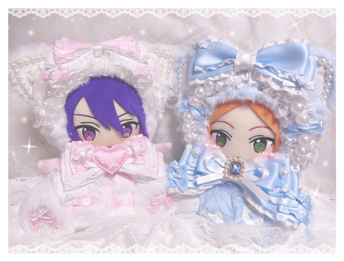 るに様𝜗𝜚(<a href="/nyanllzqx/">るに</a>)𝜗𝜚 にお洋服をオーダーメイドにて作成頂きました🎀🤍

沢山のリボンとレースなどのふりふり感がとても大好きで1着目を購入させて頂いた時からお気に入りです(՞ ܸ. .ܸ՞)✧

ぬいにもぴったりですっごく可愛いのでこれからも愛用させて頂きます♡