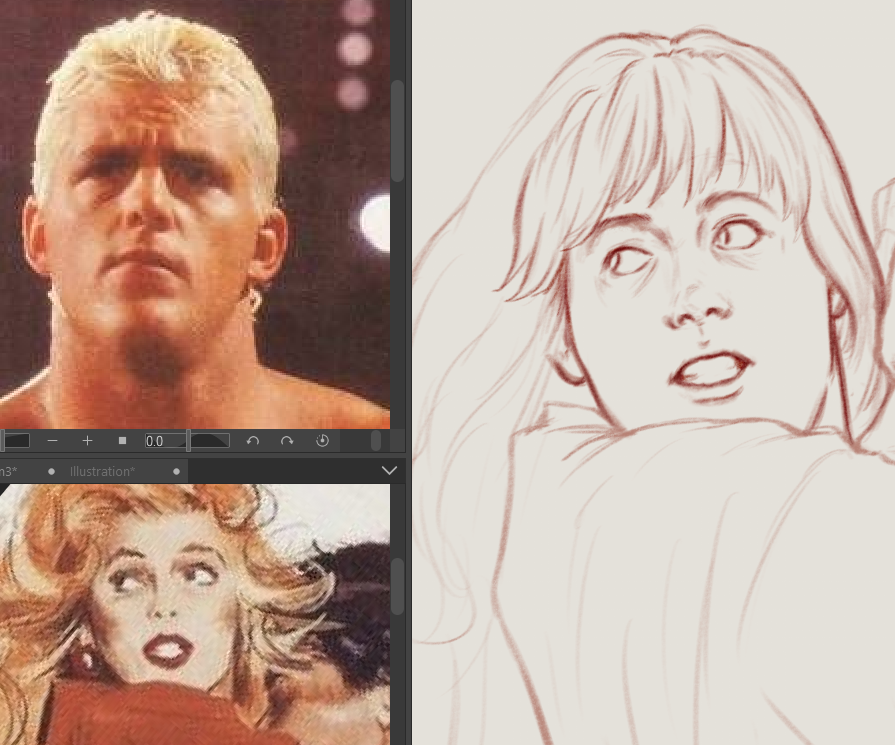 mel_kusanagi's tweet image. also can i just say that dustin rhodes is a beautful man, like imagine him with just the goldust wig on