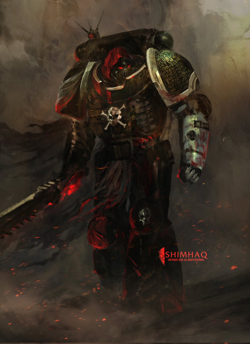 shimhaq's tweet image. Some commissioned artwork from the Warhammer 40k universe. Always love working on these!  
#warhammer40k