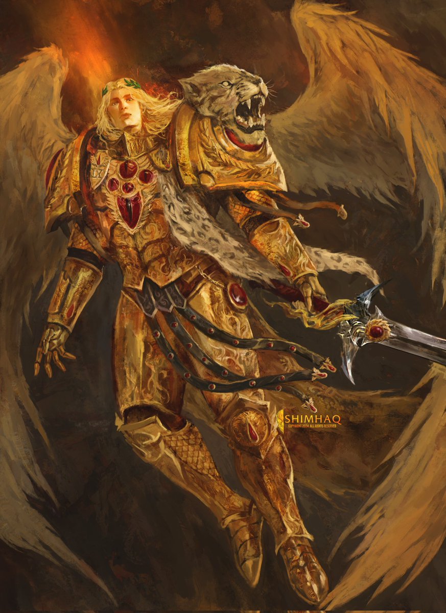 shimhaq's tweet image. Some commissioned artwork from the Warhammer 40k universe. Always love working on these!  
#warhammer40k