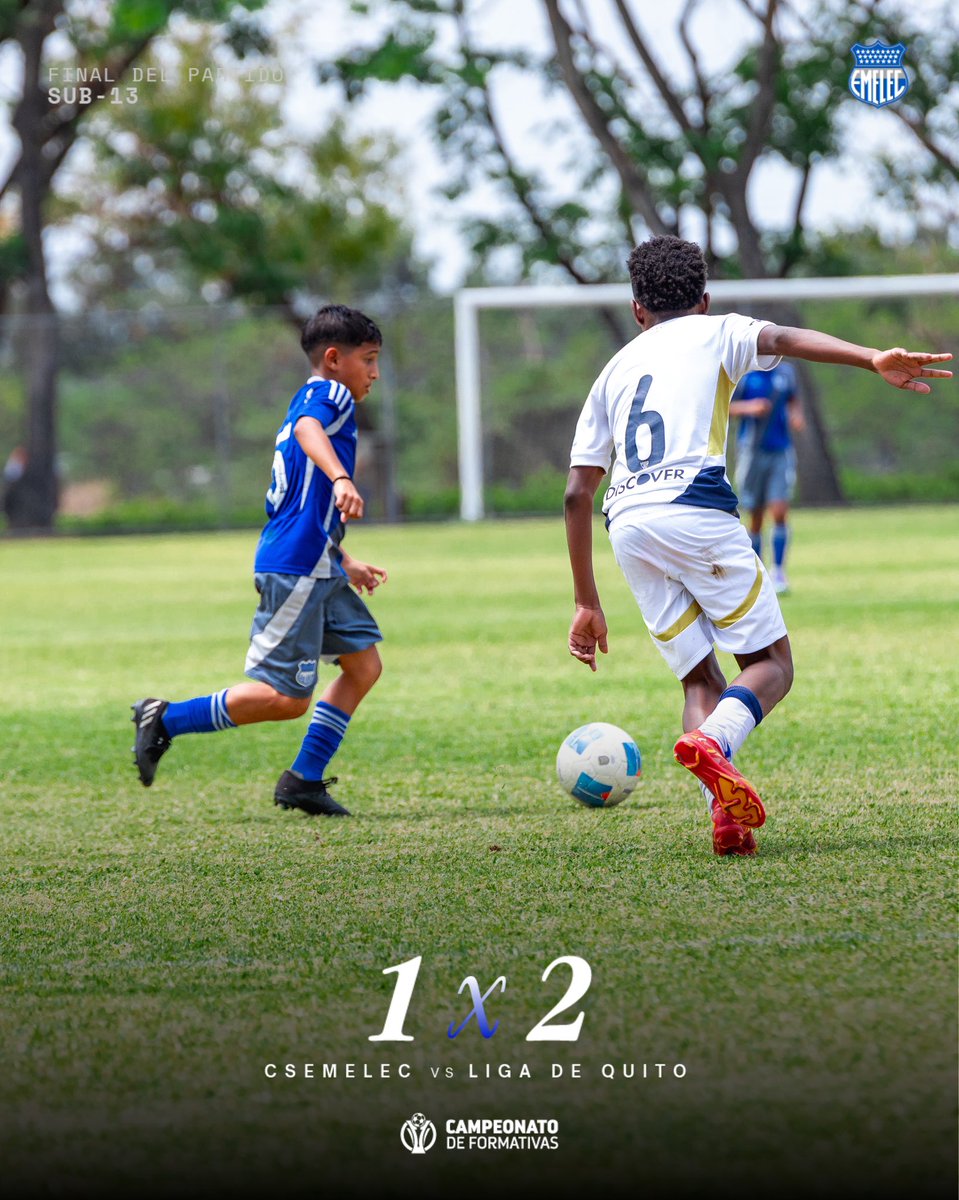 CSEformativas's tweet image. #Sub13 | ¡Final del partido!

#VamosEmelec