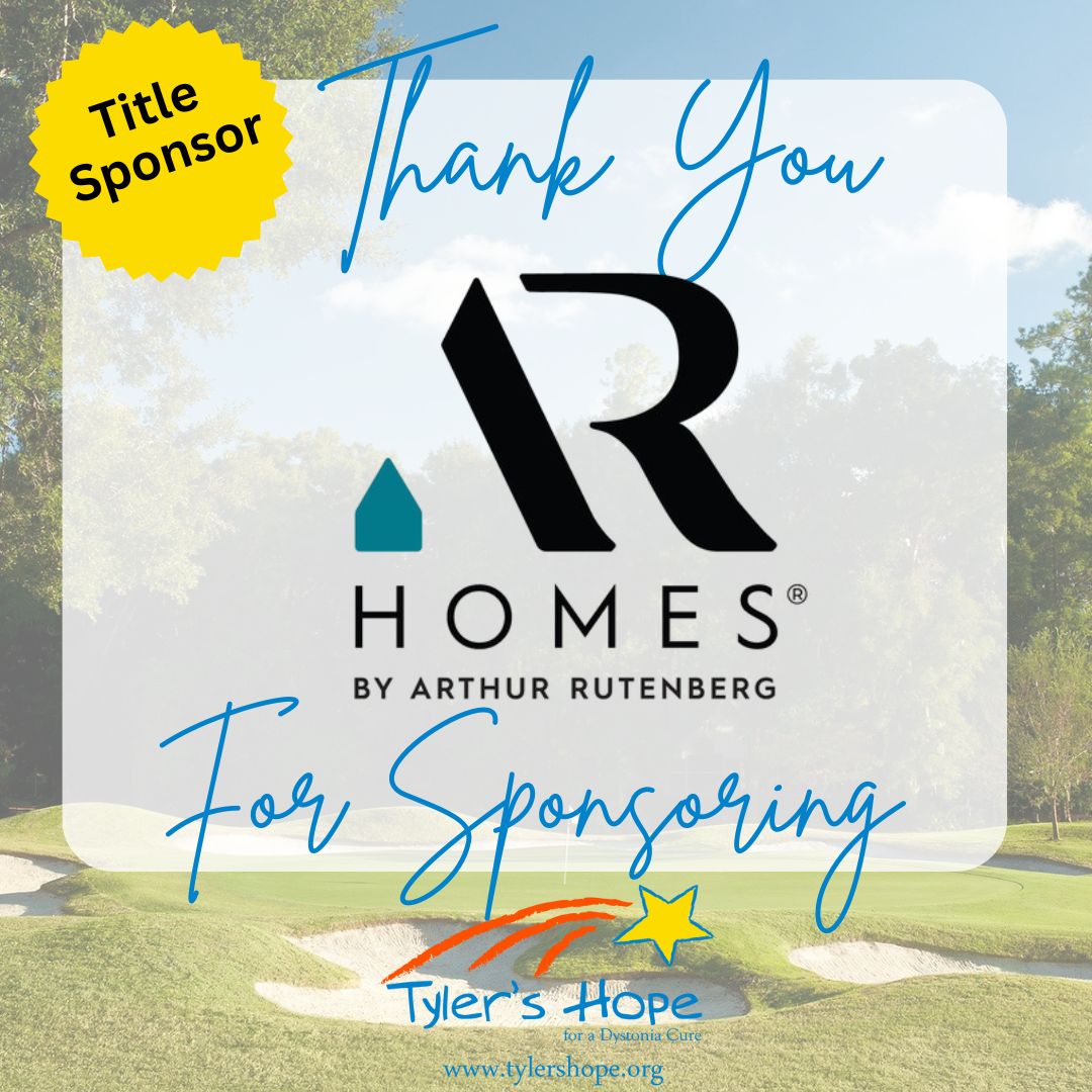 TylersHope's tweet image. 🏡 Huge thanks to AR Homes by Arthur Rutenberg, our Title Sponsor for the 20th Anniversary Hope Weekend!

Your generosity helps us build more than homes — you help build HOPE. 💫

#TylersHope #HopeWeekend #ARHomes #FundACure #DystoniaAwareness