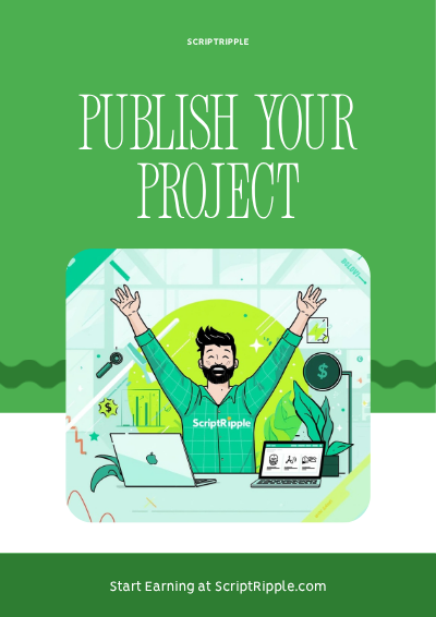 ScriptRipple's tweet image. ๐ก Got an E-Commerce project ready?
Sell it on ScriptRipple & start earning today
โ
Easy publishing
โ
Higher commissions
โ
Worldwide exposure
๐ scriptripple.com
#ScriptRipple #Ecommerce #WebDev #Developers #SourceCode