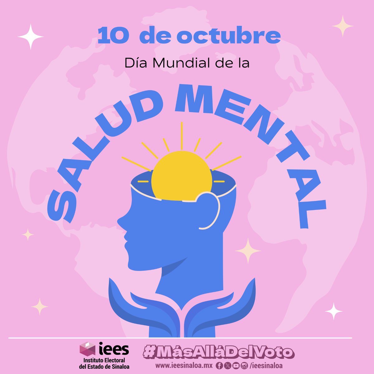 "El Día Mundial de la Salud Mental, que se celebra cada año el 10 de octubre, es una oportunidad global para crear conciencia, mejorar la comprensión y fomentar la acción sobre problemas de salud mental en todo el mundo". 
- Organización Mundial de la Salud.