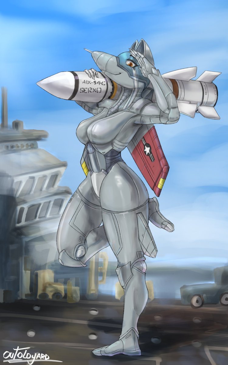 comm done for <a href="/Kaijuice_/">Kaijuice</a> 
goulash a F-14 tomcat in her normal day of your work
#aeromorph