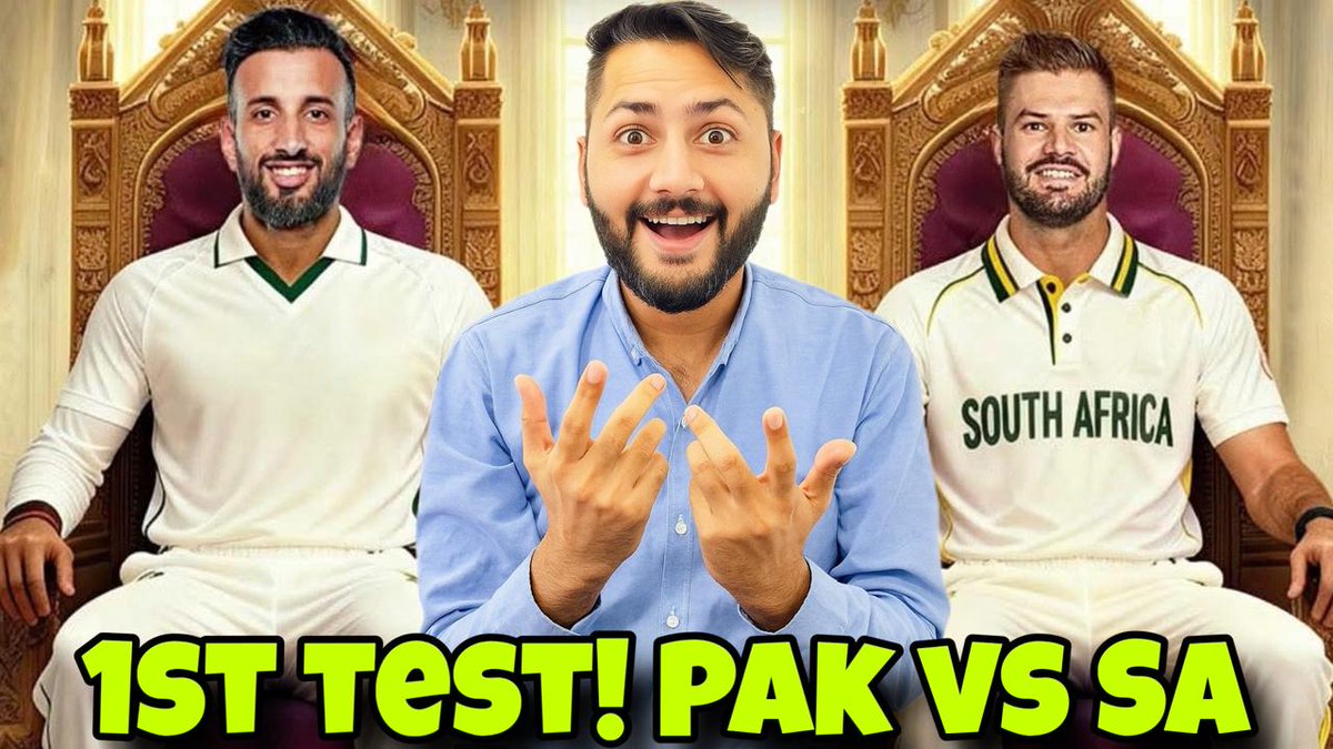 faizan8487's tweet image. 1st Test Pakistan vs South Africa! Playing XI Revealed! Who's your favorite player?  #TheFaiziCricketShow #PakVsSA ##BabarAzam #MRizwan #PakistanCricket