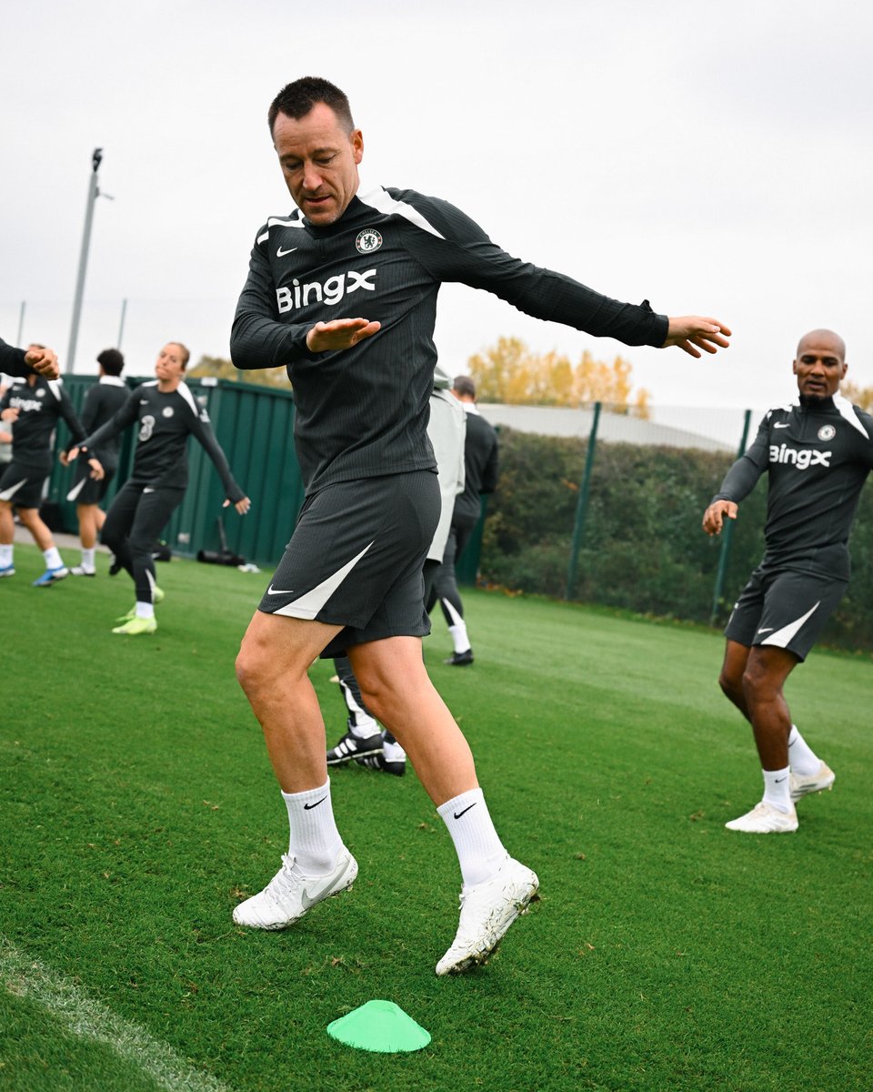 Preparing for matchday. 😁