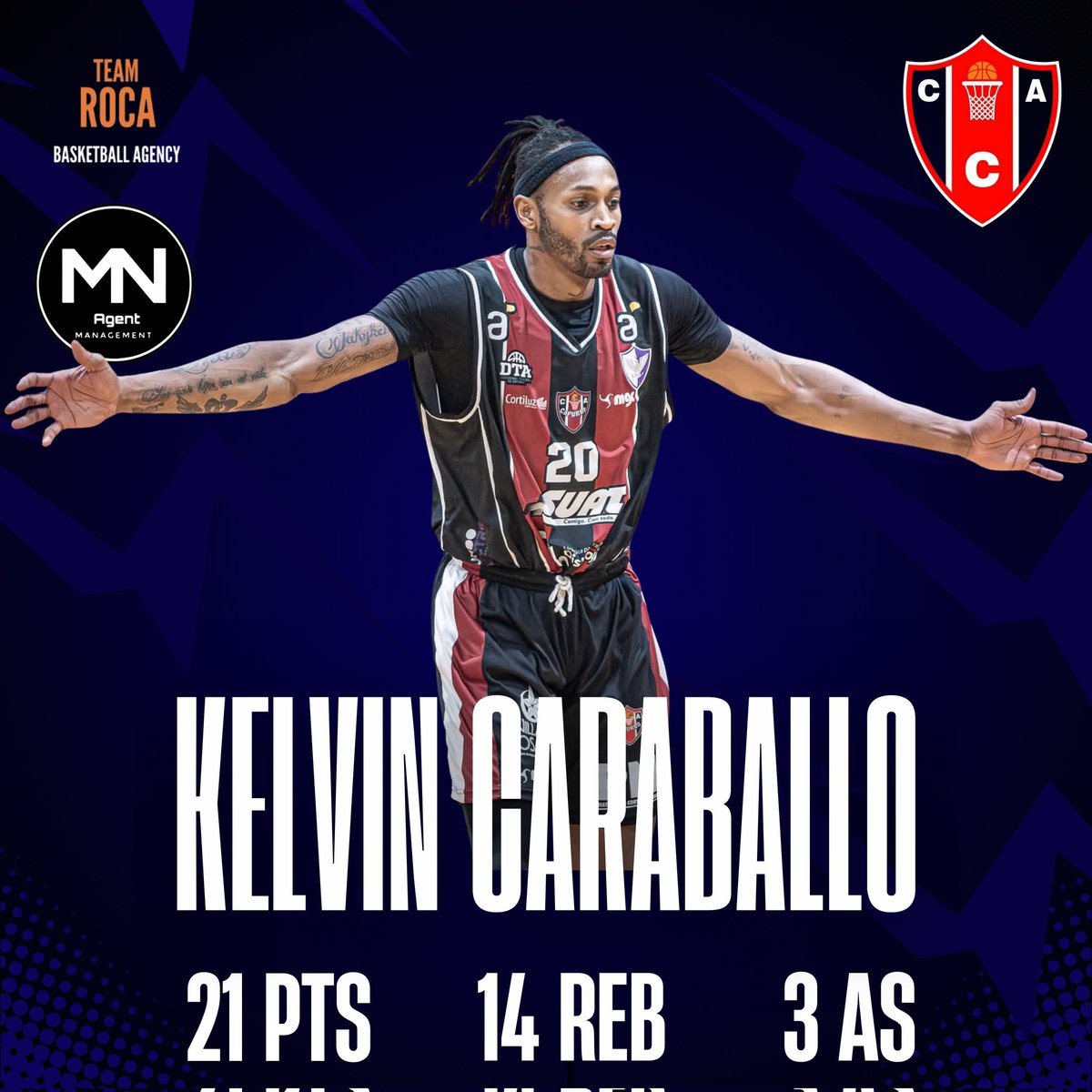 Kelvin Caraballo en el triunfo de Capurro ante 25 de Agosto

#DTA2025
