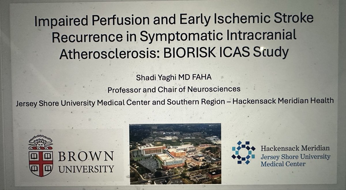 After nearly 2 years of hard work from the BIORISK ICAS team, we will be presenting the final results in 2 weeks at WSC in Barcelona. Hopefully it will help us better understand this high risk stroke mechanism and open doors to advance stroke prevention strategies <a href="/WorldStrokeEd/">World Stroke Academy</a>