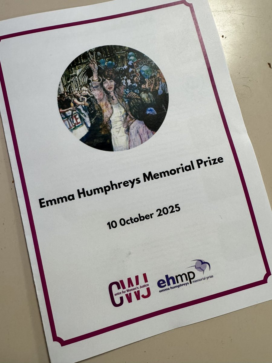 Centre for Women's Justice (@centrewj) on Twitter photo 🎉Huge congratulations to the Emma Humphreys Memorial Prize winners:
🏆Yasmin Javed <a href="/yasminjaved5/">Yasmin Javed</a>
🏆Samantha Walker-Roberts <a href="/Samanth57594539/">Samantha Walker-Roberts</a>
&
🏆For Women Scotland <a href="/ForWomenScot/">For Women Scotland</a> 🎉Huge congratulations to the Emma Humphreys Memorial Prize winners:
🏆Yasmin Javed <a href="/yasminjaved5/">Yasmin Javed</a>
🏆Samantha Walker-Roberts <a href="/Samanth57594539/">Samantha Walker-Roberts</a>
&
🏆For Women Scotland <a href="/ForWomenScot/">For Women Scotland</a>