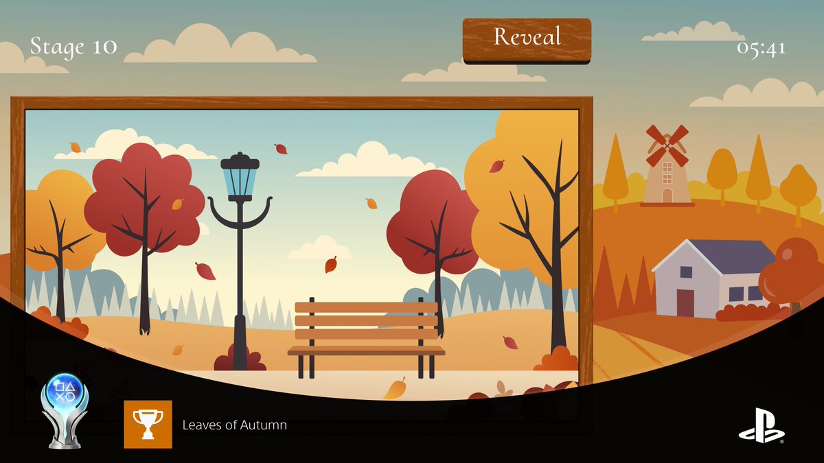 piepp91's tweet image. Puzzle Piecer: Leaves of Autumn
Leaves of Autumn (PLATINUM)
#PlayStationTrophy #PuzzlePiecerLeavesofAutumn, #puzzle #puzzlegame #logic #jigsaw #casual #singleplayer #Playstation #ps4 #ps5 #indie #indiegame