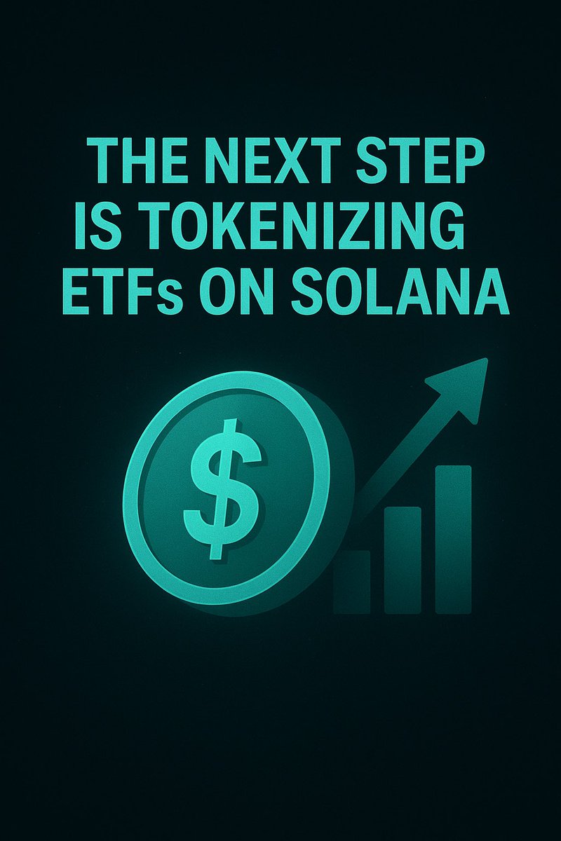 SolanaでのETFトークン化の次のステップを示すグラフィック