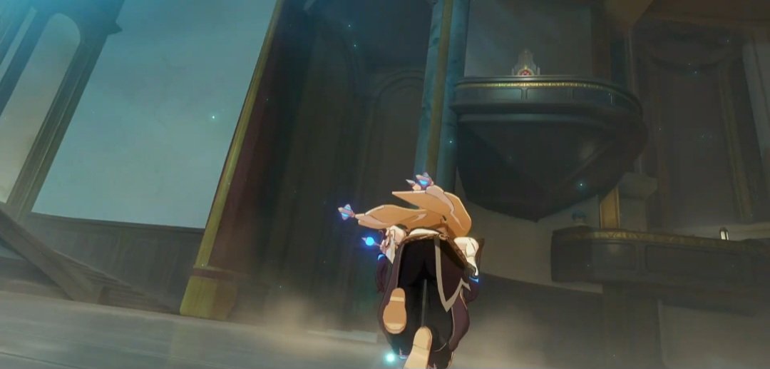 UTAKSMXZ's tweet image. So, Aether will save Columbina, like David? Even knowing the difference in power? 
I think he has enough power now, and we’ll see that golden glow again — just like against Raiden, even across such a distance.
#Aebina #Aetherbina #Aether #Columbina