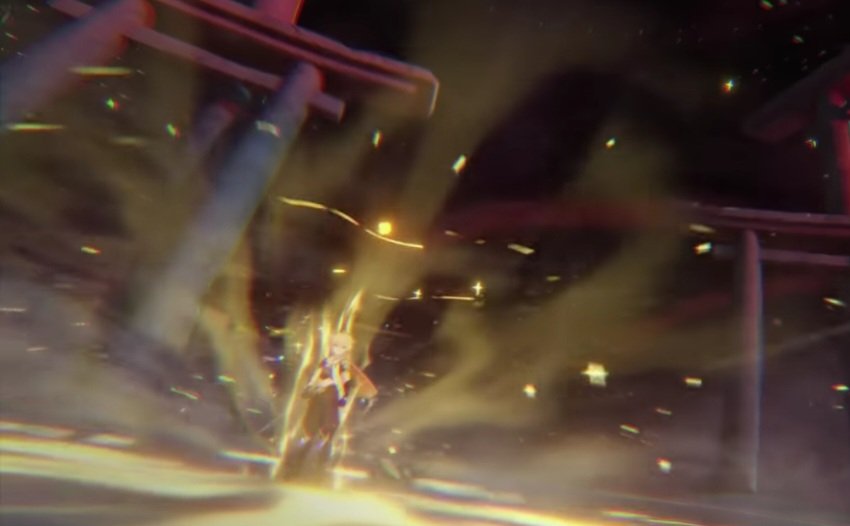 UTAKSMXZ's tweet image. So, Aether will save Columbina, like David? Even knowing the difference in power? 
I think he has enough power now, and we’ll see that golden glow again — just like against Raiden, even across such a distance.
#Aebina #Aetherbina #Aether #Columbina