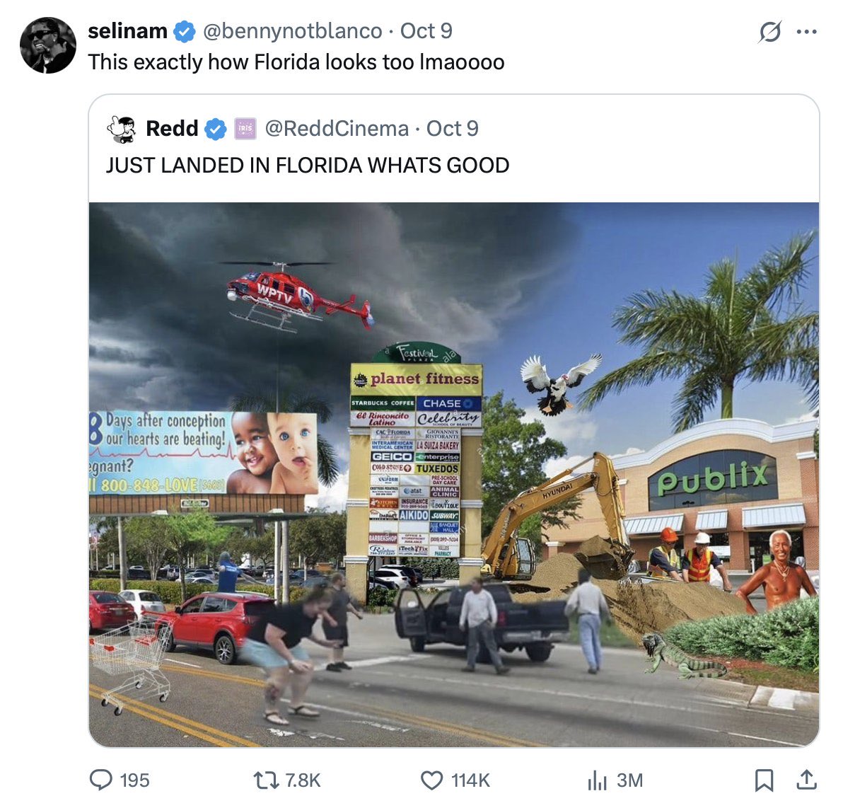 tonyhawktruther's tweet image. The way this looks exactly like Florida needs to be studied