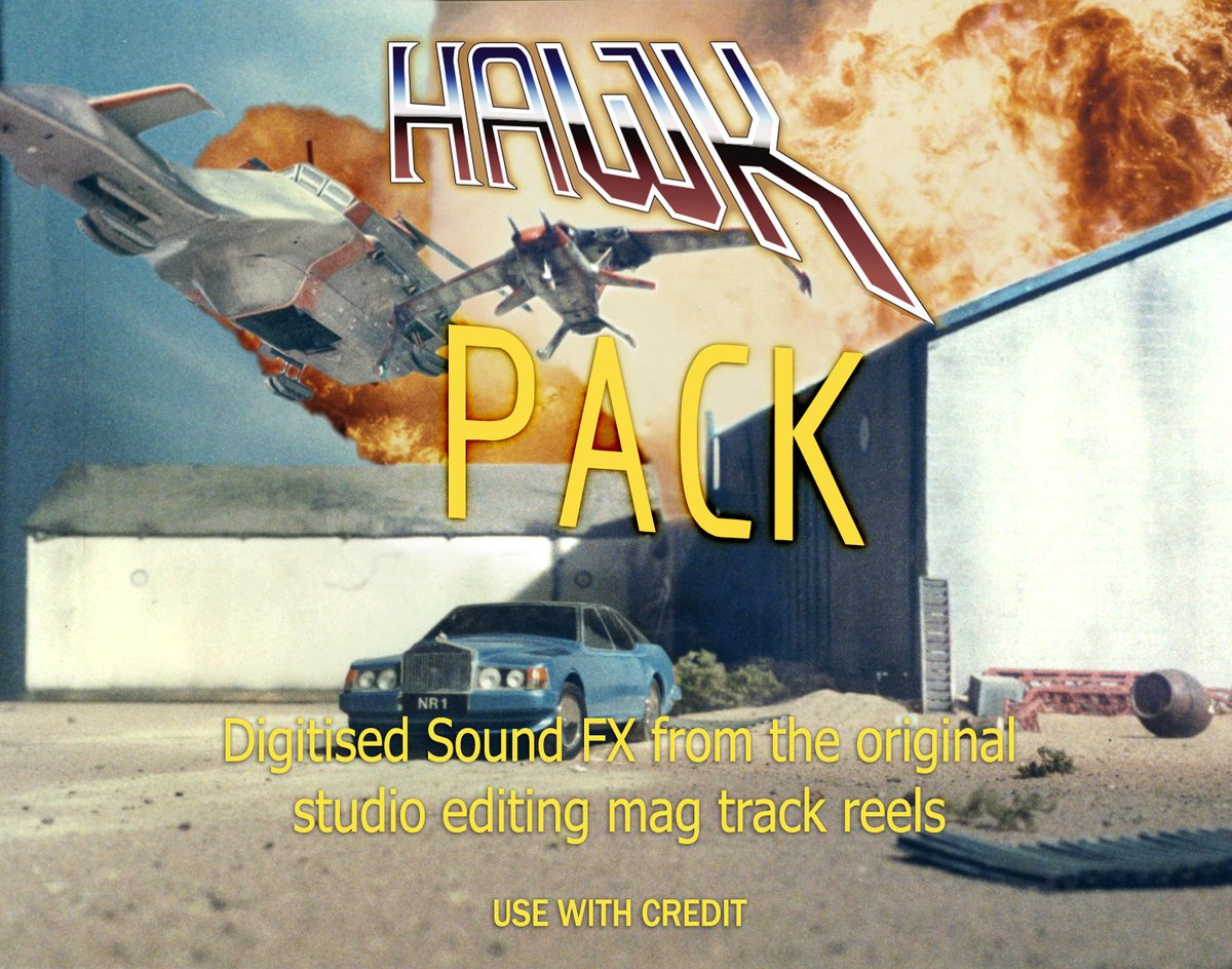 You didn't really think I'd let a 10-10 Terrahawks day pass without a bunch of new goodies did you?
Introducing the HAWK PACK, a drive dedicated to the sound effects reels from Terrahawks I've got. Will be periodically updated as new sounds are captured.
drive.google.com/drive/folders/…