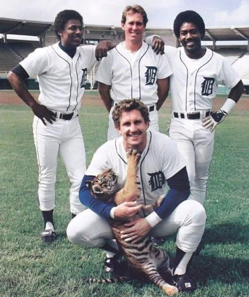 Lou Whittaker, Alan Trammell, Chet Lemon and Lance Parrish.