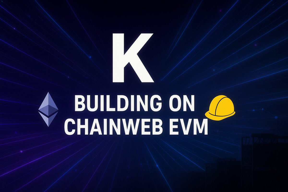 AtlantaLuc09's tweet image. I’m building on Kadena’s Chainweb EVM 🔥, bringing Solidity tooling to a massively parallel PoW chain for ultra-low gas & big throughput. Deploying my first contract on the devnet today follow along. 🧵👇 #ChainwebEVM #Kadena #Web3Dev
