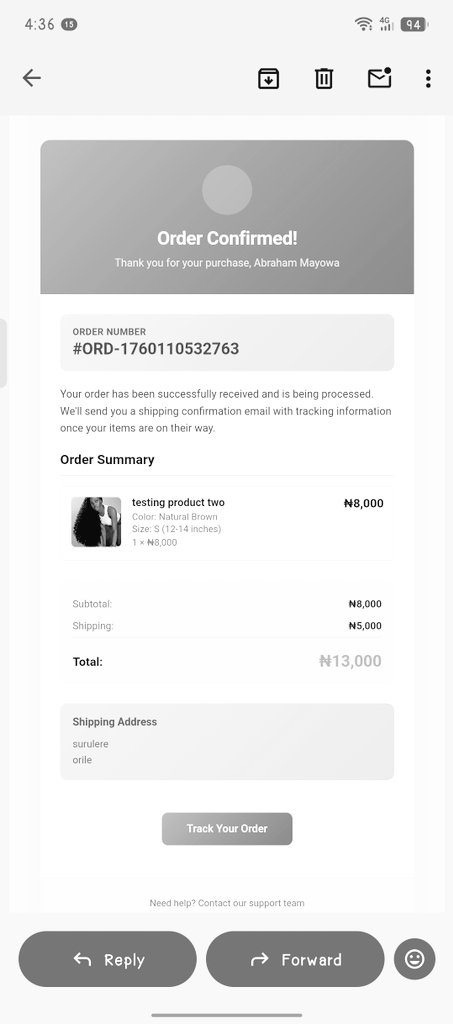 CodeMayor's tweet image. Today I did not do much
I just work on email confirmation after a user order product
Slide two after delivery
And the last slide was pushing notifications to subscribers user even if the browser is closed, the notification will still drop