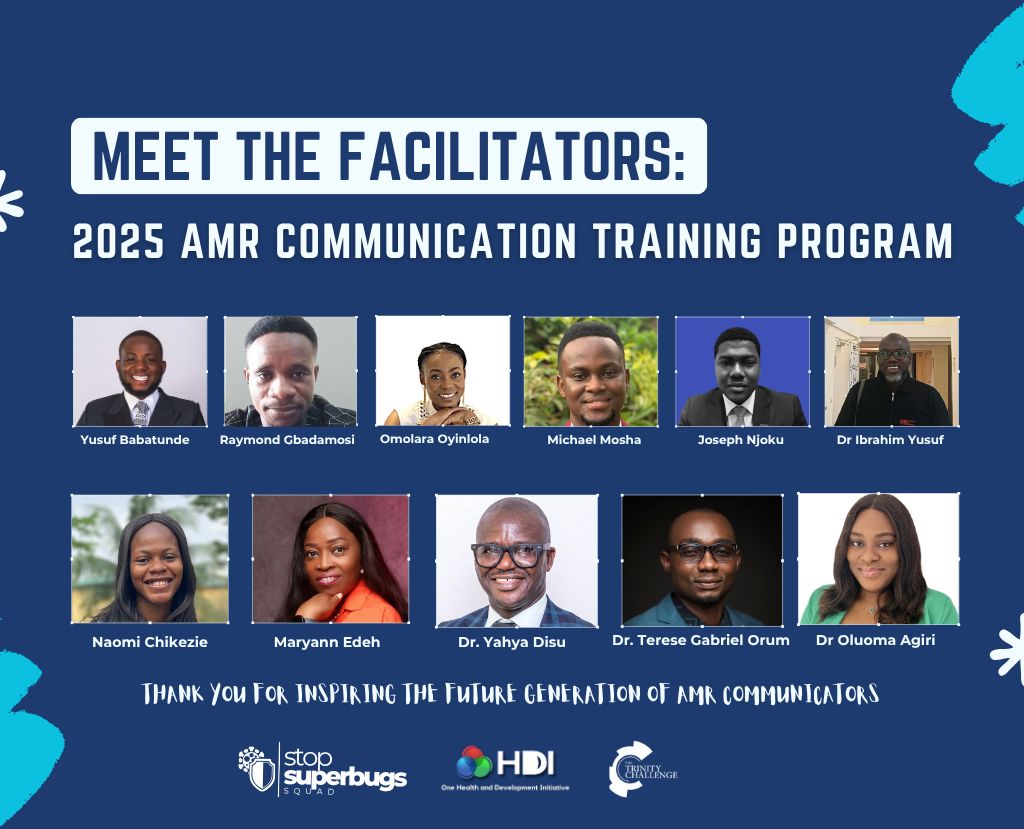 SuperbugsSquad's tweet photo. Meet the trailblazers behind the champions 🥂

The facilitators led the 2025 Antimicrobial Resistance and #WASH Communication Training, empowering 39 youth champions to tackle AMR and promote WASH in their communities—shaping the next generation of AMR advocates for WAAW 2025. https://t.co/sxwQIRZdgr