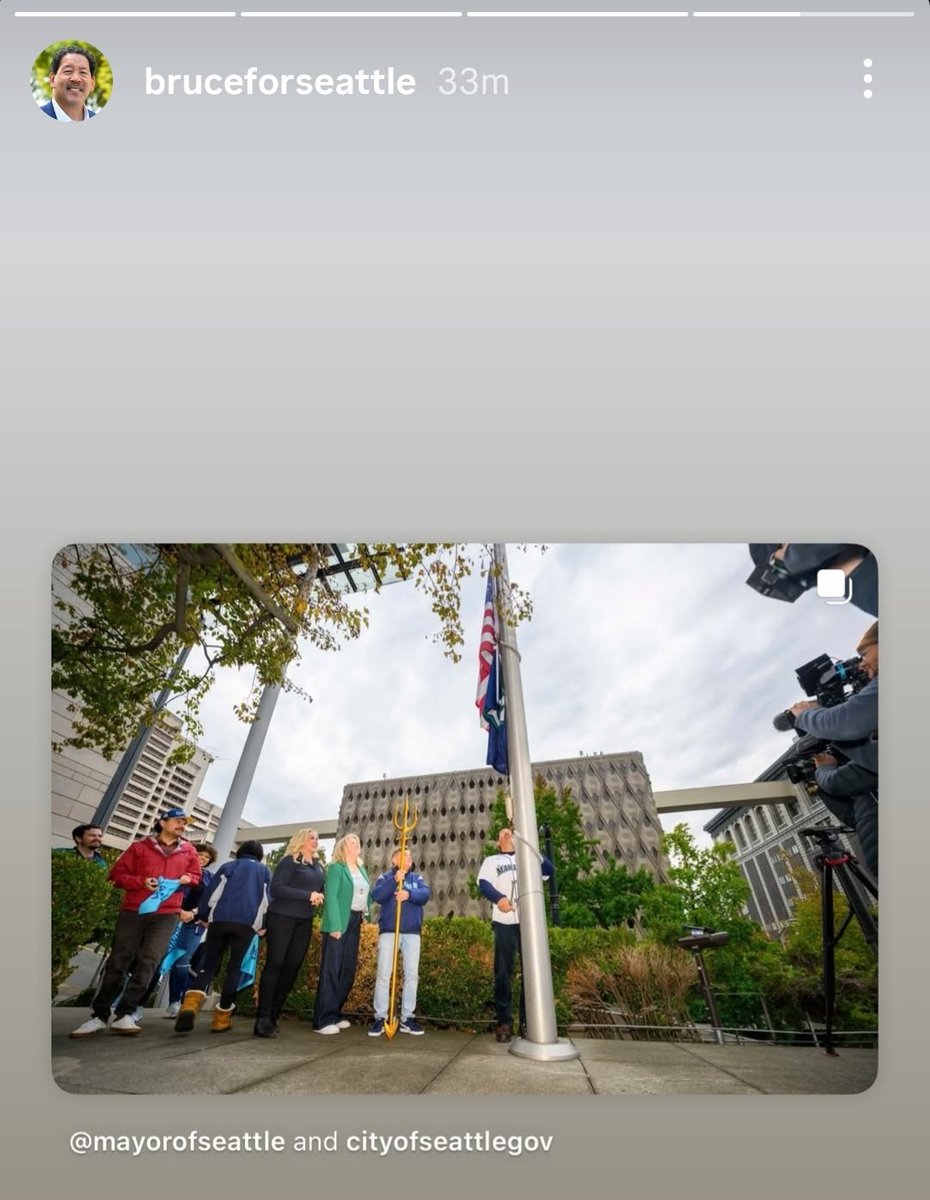 To be a bitch but Ethics Commission argument that Harrell's posts on official City of Seattle social media arent promotional kinda falls apart given the fact that he reposts them to his campaign account