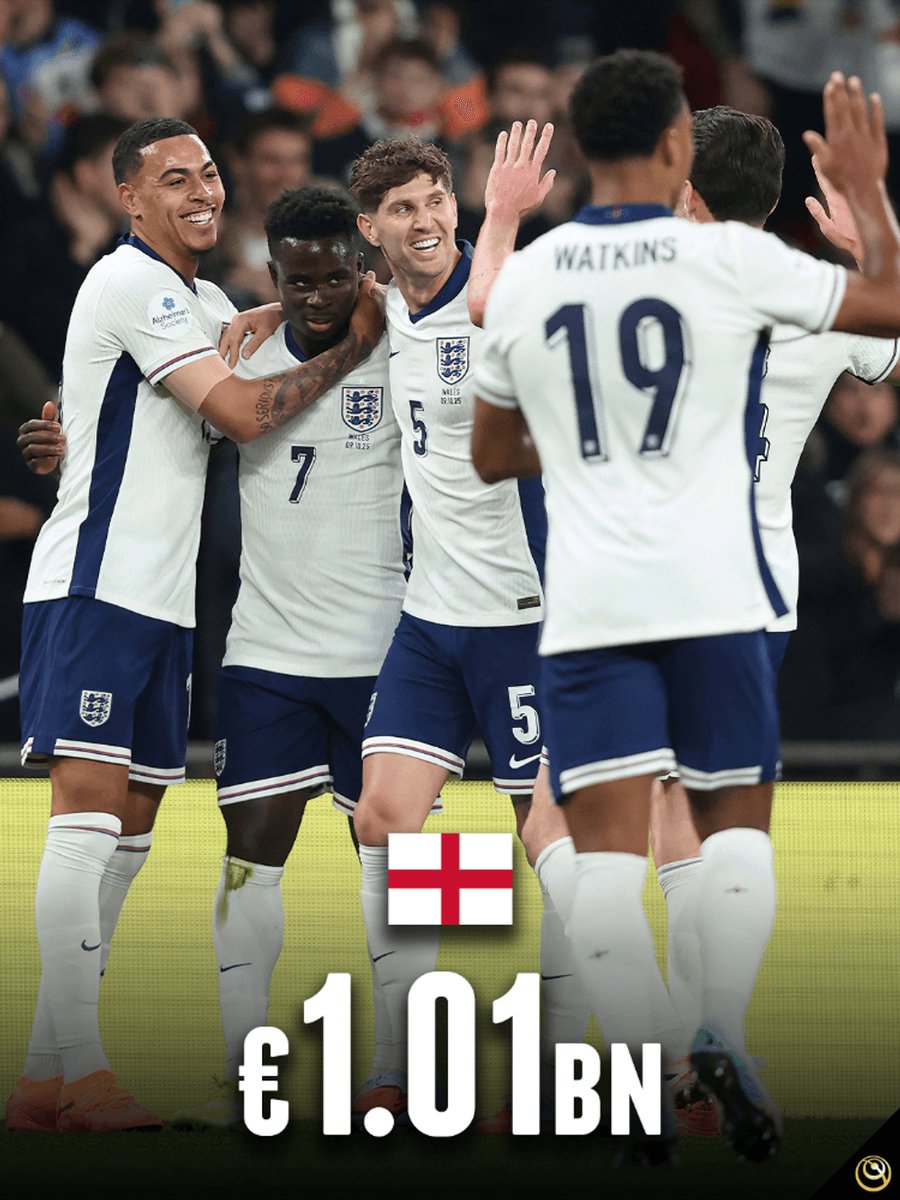 Globe_Soccer's tweet image. 𝗠𝗼𝘀𝘁 𝗩𝗮𝗹𝘂𝗮𝗯𝗹𝗲 𝗡𝗮𝘁𝗶𝗼𝗻𝗮𝗹 𝗧𝗲𝗮𝗺𝘀 𝗶𝗻 𝗘𝘂𝗿𝗼𝗽𝗲 💰
 
From 𝗙𝗿𝗮𝗻𝗰𝗲’𝘀 €𝟭.𝟬𝟵𝗕 𝘀𝗾𝘂𝗮𝗱 to 𝗗𝗲𝗻𝗺𝗮𝗿𝗸’𝘀 €𝟰𝟬𝟱.𝟴𝟬𝗺, Europe is stacked with elite talent.
 
Who do you think deserves to be higher on this list?

[Source: @Transfermarkt]