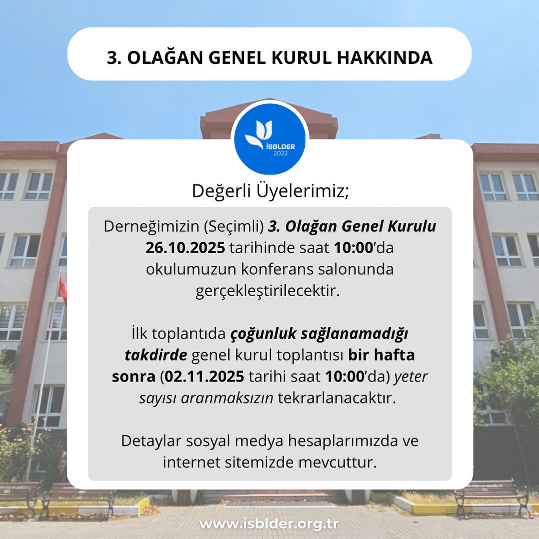 isblder2022's tweet photo. Detaylar internet sitemizde mevcuttur. Katılımlarınızı bekliyoruz. https://t.co/TUYxVVclkR