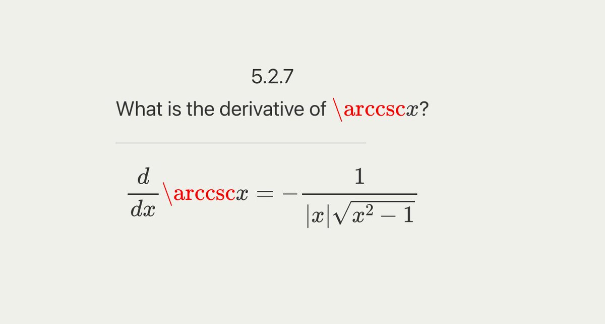 sayidislearning's tweet image. I got most of the trig stuff locked down with the exception of these two.

I always get them mixed up.