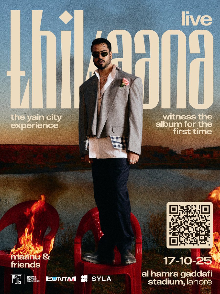 LAHORE!! - putting together a very special show for you on the 17th of October! Get your tickets asap 

ticketwala.pk/event/thikaana…