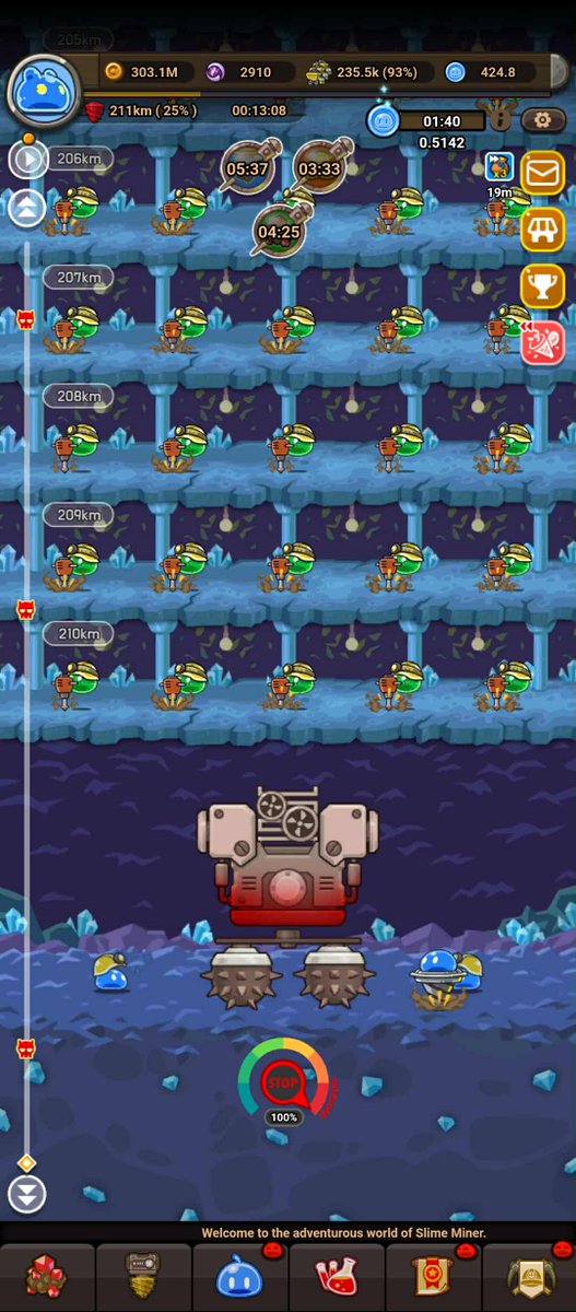 finally I manage to dig 200+ km <a href="/Slime_Miner/">Slime Miner Official | SlimeX</a>