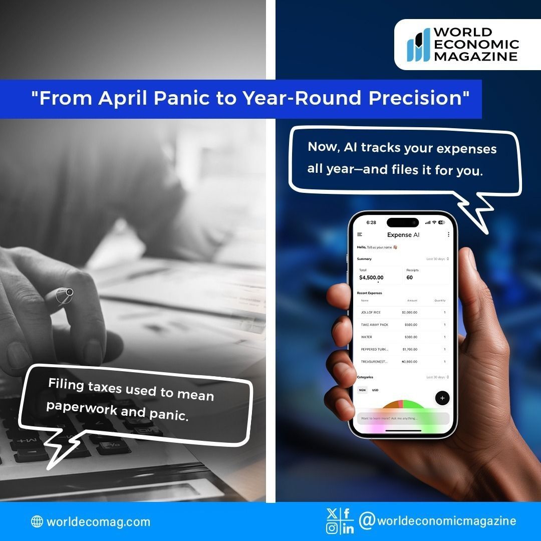 WorldEcoMag's tweet image. Tax season is turning into tax reason. With AI-based tax prep, every transaction is categorized in real-time. Accuracy up. Anxiety down.
Follow us now & stay updated.
#WorldEconomicMagazine #AITaxPrep #FintechTools #DigitalFinance #TaxTech #FinanceThenNow